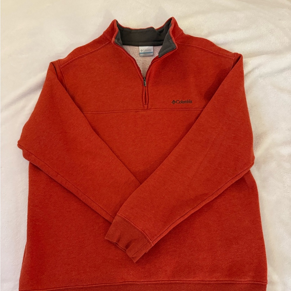 Columbia Men's Red Quarter Zip